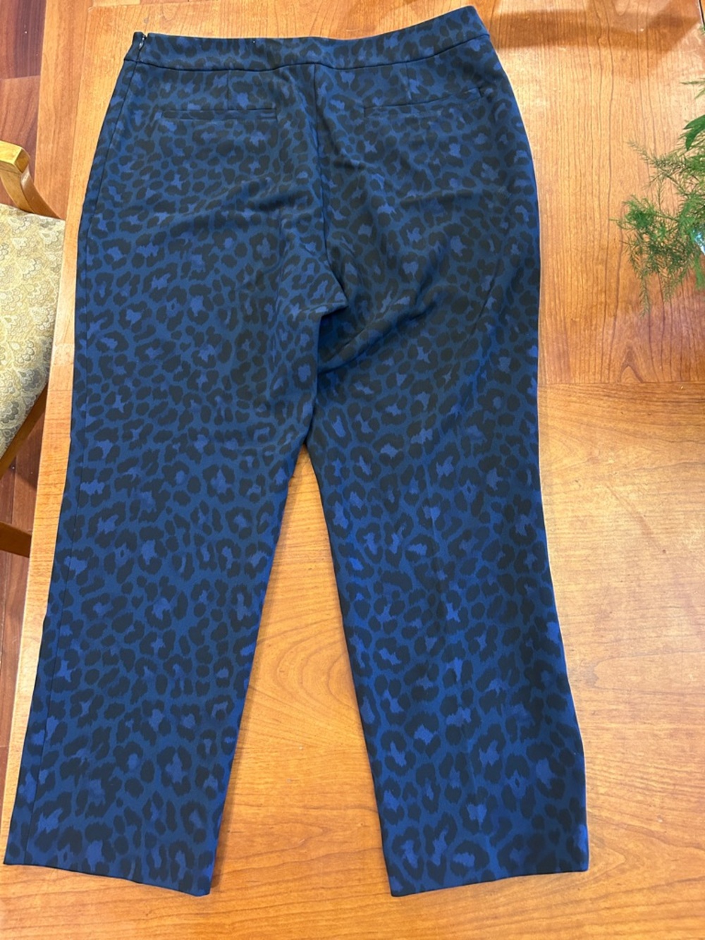 Kate Spade Leopard cropped ankle Pants size 14 - Picture 5 of 5